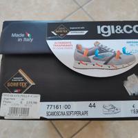 Igi&Co Sneakers GORETEX Pelle Perla USATE 44