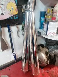 silenziatori sinistri honda cb 750 four