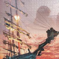 Puzzle veliero incorniciato