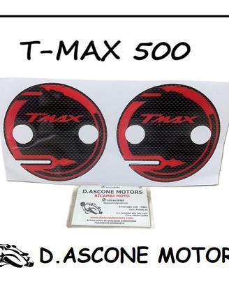 2 ADESIVI LATO STTORE VARIATORE TMAX 500 530 CARBO