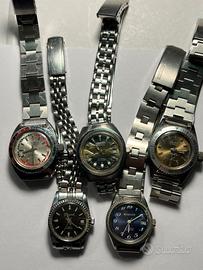 Lotto A —5 Orologi vintage da donna