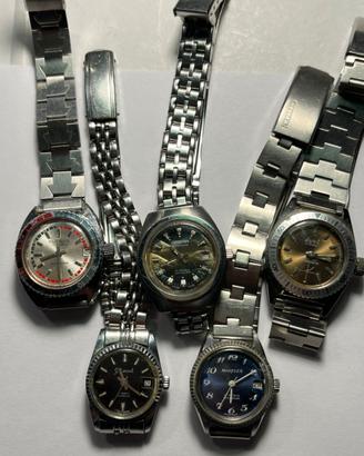 Lotto A —5 Orologi vintage da donna