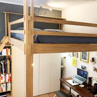 LETTO MATRIMONIALE SOPPALCO CINIUS