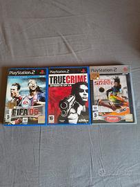 Lotto Giochi PS2 - True Crime - FIFA 06 e Street