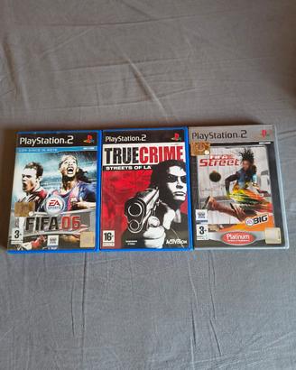Lotto Giochi PS2 - True Crime - FIFA 06 e Street