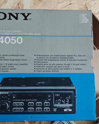 Autoradio anni 90 Sony xr-4050