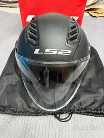 Casco jet LS2 OF616 Airflow II XS nero opaco