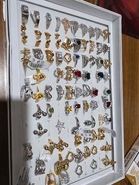 stock di anelli in acciaio inox 80 pz