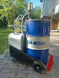 Pompa travaso olio con carrello