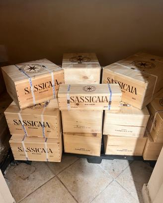 2 casse sigillate Sassicaia 2022