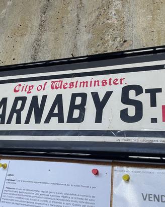 Poster originale "Carnaby St. W."  anni '60