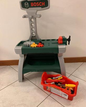 Gioco Banco da lavoro bosch + cassetta attrezzi