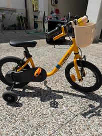 Bici con rotelle B Twin Dechatlon 14 pollici