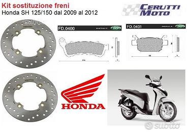 Kit freni completo honda sh 125 150 2009 - 2012