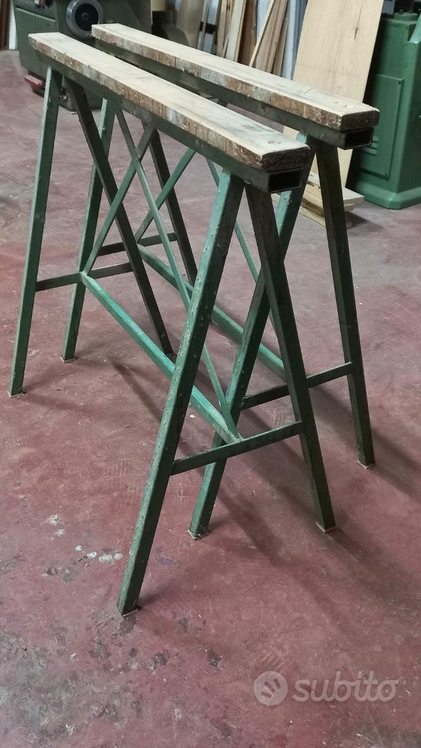 Cavalletto Regolabile In Pino Massello - 70x45x70 Cm, Portata 400 Kg