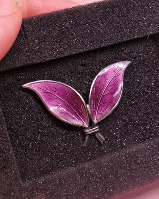 DAVID ANDERSEN spilla vintage argento 925 smaltato