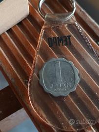 portachiavi pubblicitario Tempo con moneta Israele