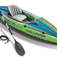 Intex Challenger K1 Set di Canoe con Pompa e Remi