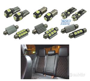 KIT 13 LAMPADE LED INTERNE PER SEAT LEON MK1 1 M 1