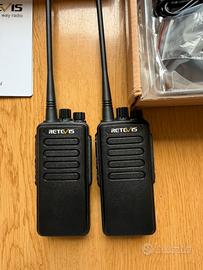 X2 Retevis RT1 Walkie Talkie Professionali NUOVI