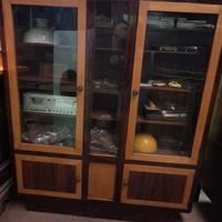 vetrina art deco in legno anni 30