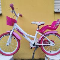 Bici per bimba 16 pollici 4/7 anni
