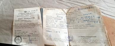 documenti moto Morini sbarazzino 100