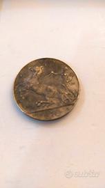 VITTORIO EMANUELE III 10 LIRE 1930 BIGA RARE SILVE