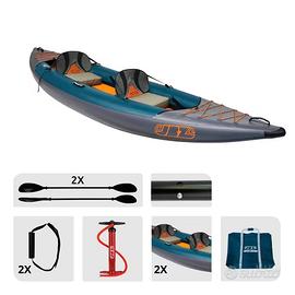 Kayak gonfiabile 2 posti JBay Neon con accessori