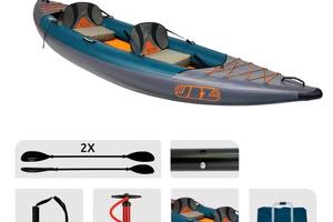 Kayak gonfiabile 2 posti JBay Neon con accessori