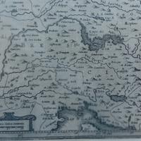 stampa antica di Bergamo e Brescia  rarissima 