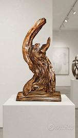 Scultura Legno Fluviale Driftwood. 