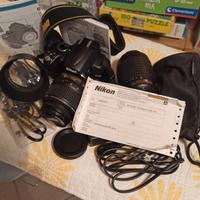 Nikon D5000 18-55 mm VR 55-200 VR kit
