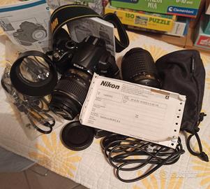 Nikon D5000 18-55 mm VR 55-200 VR kit