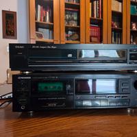 Pioneer stereo Cassette e Teac Lettore CD