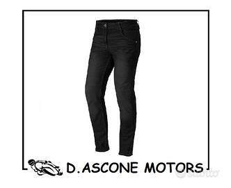 Jeans Nero con Protezione Ginocchia Livello 2 CE U