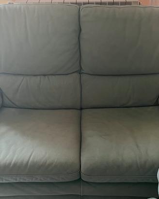 Divanetto Divani&Divani due posti alcantare verde