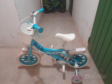 biciletta bambina elsa con rotelle