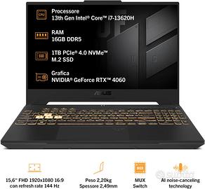 ASUS TUF Gaming F15 i7 rtx 4060