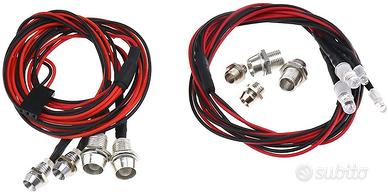 Set Luci LED Multicolore 72cm per Modellismo