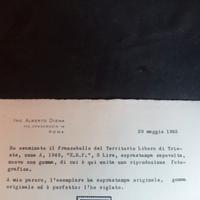 TERRITORIO LIBERO DI TRIESTE (ZONA A  1949 E.R.P.)