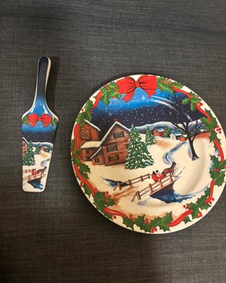 Piatto di Natale panettone