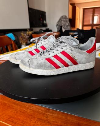 Adidas Gazelle BB5257 grigio/rosso - taglia 38