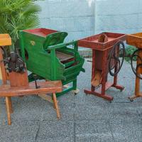 Collezione di attrezzi agricoli antichi restaurati