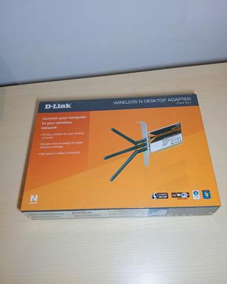 Scheda di rete WIFI per PC  fisso DLINK DWA 547