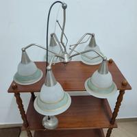 lampadario neoclassico a cinque luci