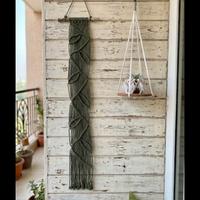 Portapiante macramè appeso sospeso  Arazzo macrame