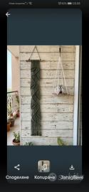 Portapiante macramè appeso sospeso  Arazzo macrame