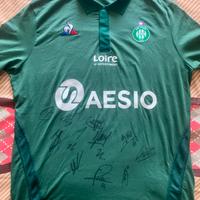 Maglia da calcio Saint Etienne autografata