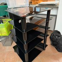 Mobiletto per proiettore o console in ventro nero